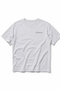 A light gray short-sleeve crewneck t-shirt with the brand name 'Hannovae' printed in black on the left chest, displayed flat against a white background.