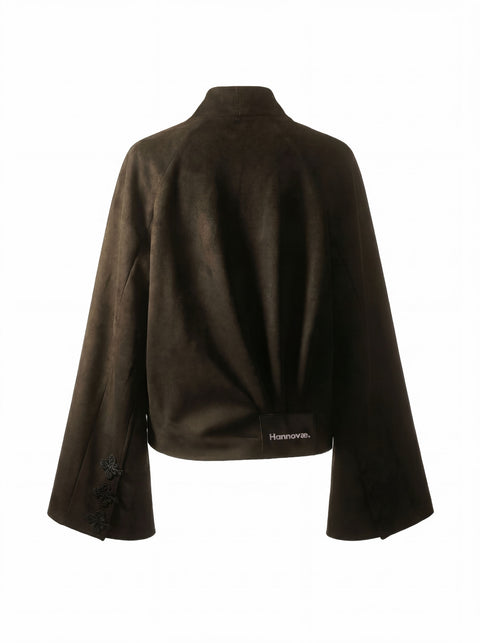 Black Hannovae jacket on a white background